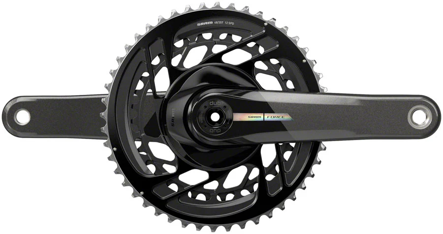 SRAM Force AXS D2 DUB 2x Crankset - Image 2