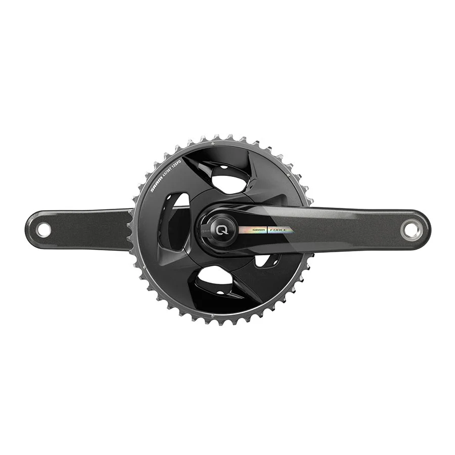 SRAM Force D2 2x Wide Power Meter Crankset Speed: 12 Spindle: 28.99mm BCD: Direct Mount 43/30 DUB 172.5mm Black Road Disc