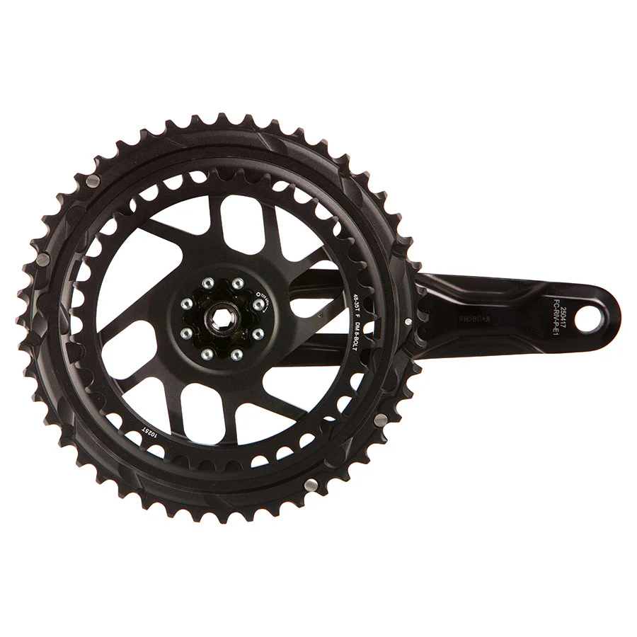 SRAM Rival 2x Powermeter E1 Power Meter Crankset Speed: 12 Spindle: 28.99mm BCD: Direct Mount SRAM 8 Bolt 48/35 DUB 160mm Black Road