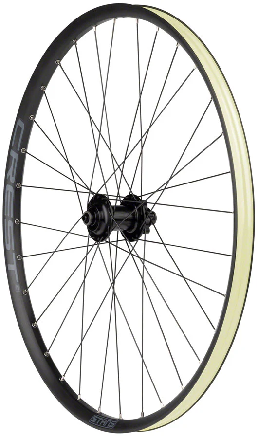Stan's Crest S2 Front Wheel - 6-Bolt, Black