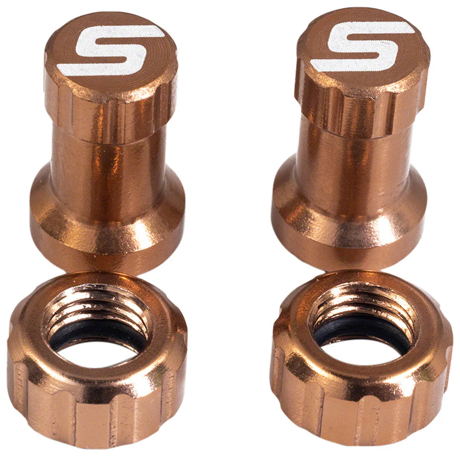 Stan's Tubeless Valve Stem Cap Color Kit - Pair - Image 6