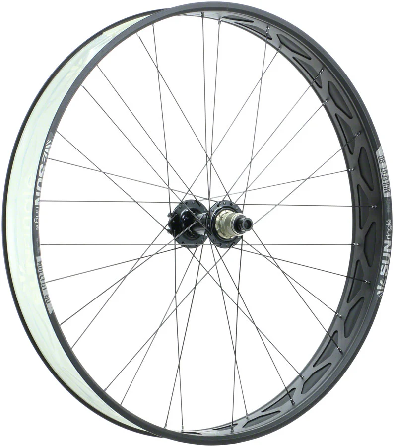 Sun Ringle Mulefut 80SL V2 Rear Wheel - 12 x 197mm, 6-Bolt, Micro Spline / XD, Black - Image 2