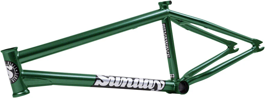 Sunday Silvawave BMX Frame - SeaWeed Green