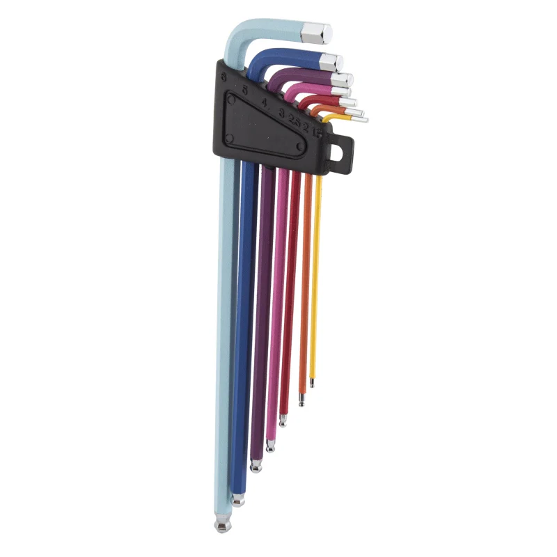 Sunlite 7pc Hex Wrench Set Allen Wrench Set 1.5/2/2.5/3/4/5/6