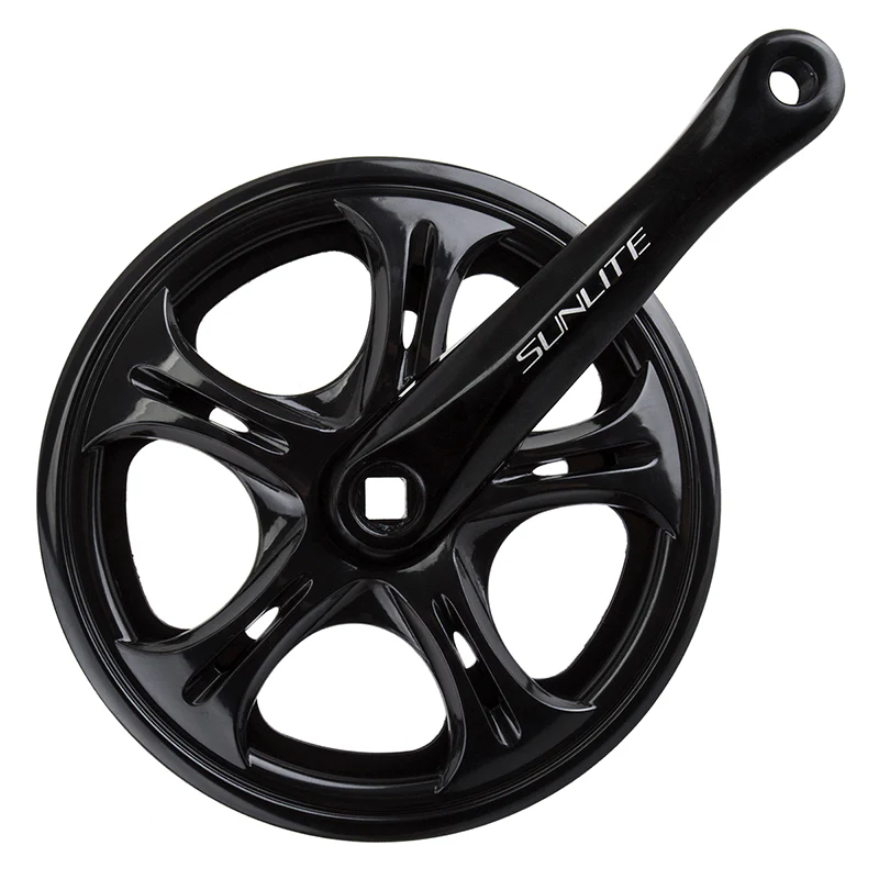 Sunlite Big City Single Speed Crank 170x48 127 SQR JIS crankset black