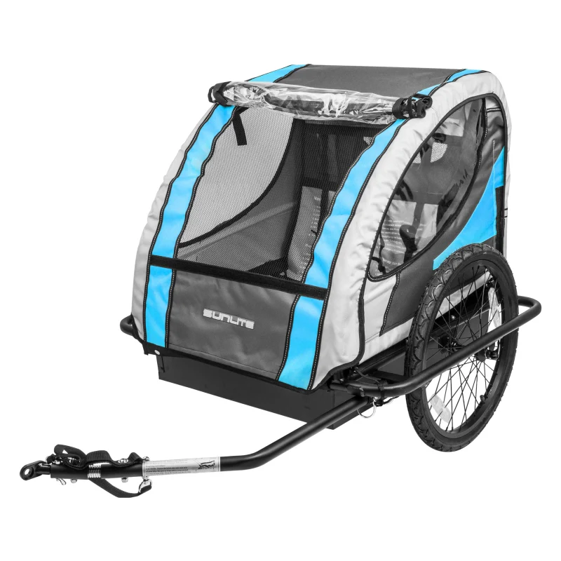 Sunlite Hard Shell Deluxe Trailer Tot Steel Alloy 100lbs Black/Blue/Grey Black 28.7` x 23.6` x 24.4` 2026