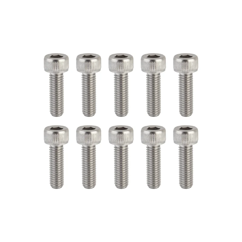 Sunlite Stainless Steel Socket Cap Bolts M5 x 16 M5x.80mm TP Bag of 10