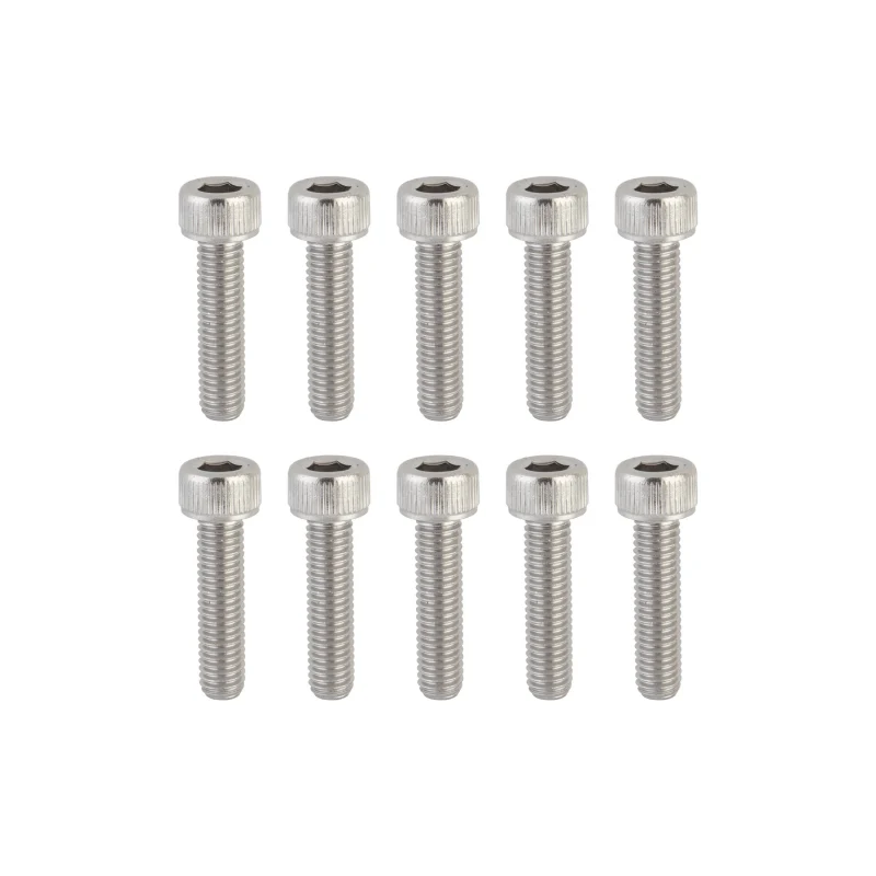 Sunlite Stainless Steel Socket Cap Bolts M5 x 20 M5x.80mm TP Bag of 10