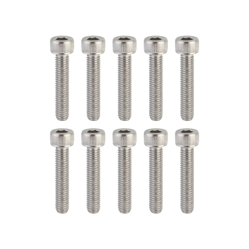 Sunlite Stainless Steel Socket Cap Bolts M5 x 25 M5x.80mm TP Bag of 10