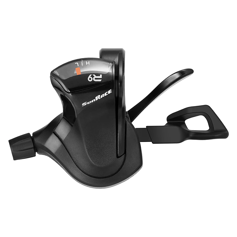 Sunrace DLR933 Flat Bar Trigger Shifter Left 2sp 2 to 1 Blk 140g