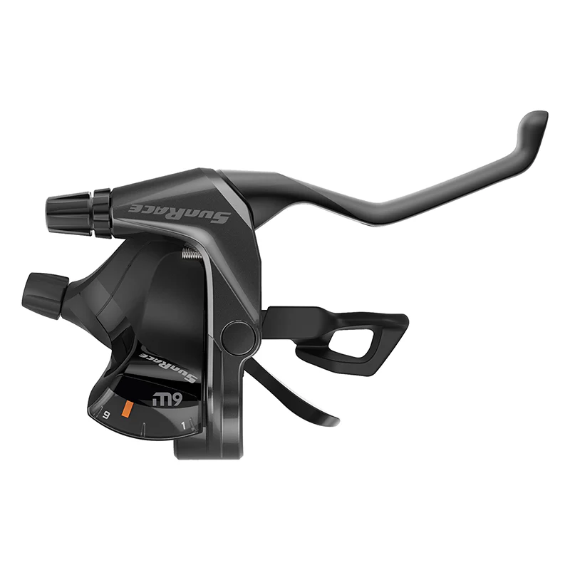 Sunrace M933 V Brake/Trigger Shifter STM933 Right 9sp V Brake Blk 211g