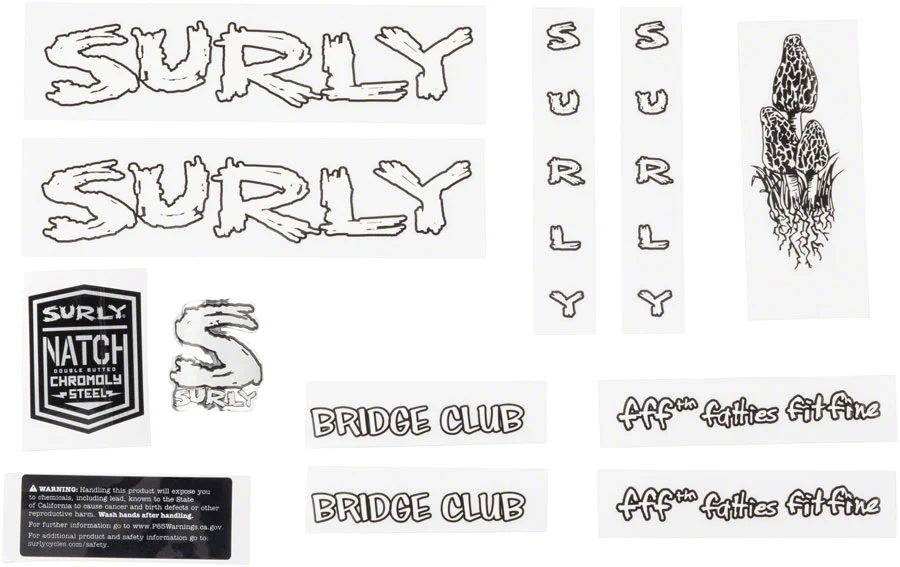 Surly Bridge Club Frame Decal Set - Image 2