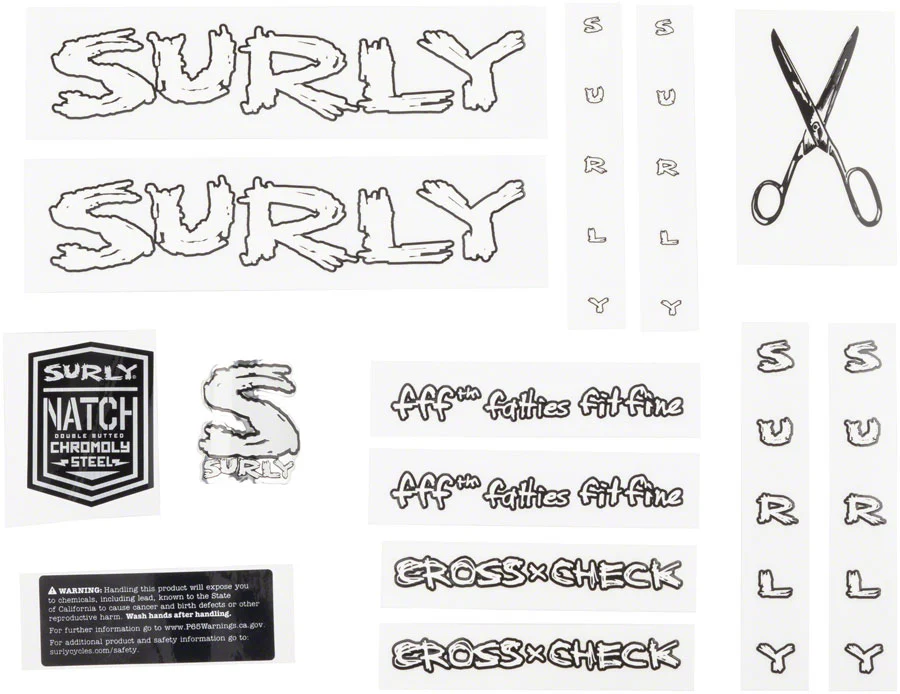 Surly Cross Check Frame Decal Set - Image 2