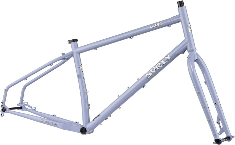 Surly Grappler Frameset - 27.5", Steel, Purple Dust Bunny