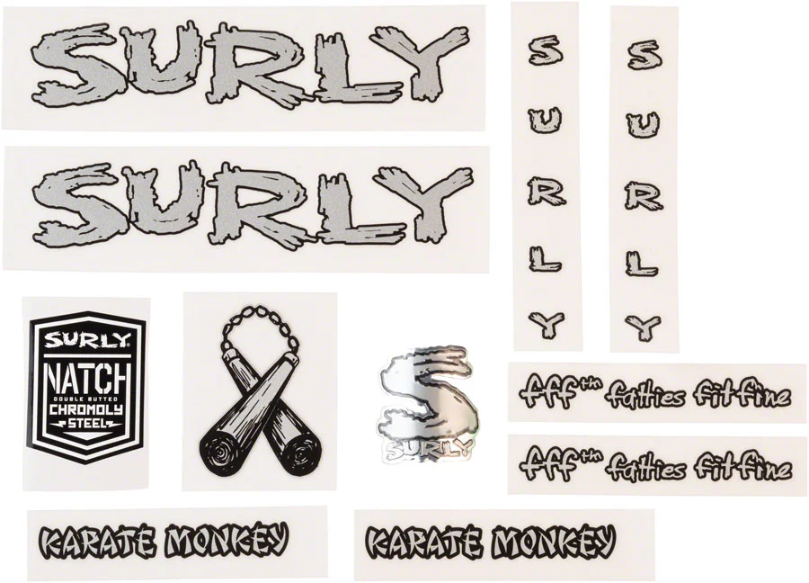 Surly Karate Monkey Frame Decal Set - Image 3