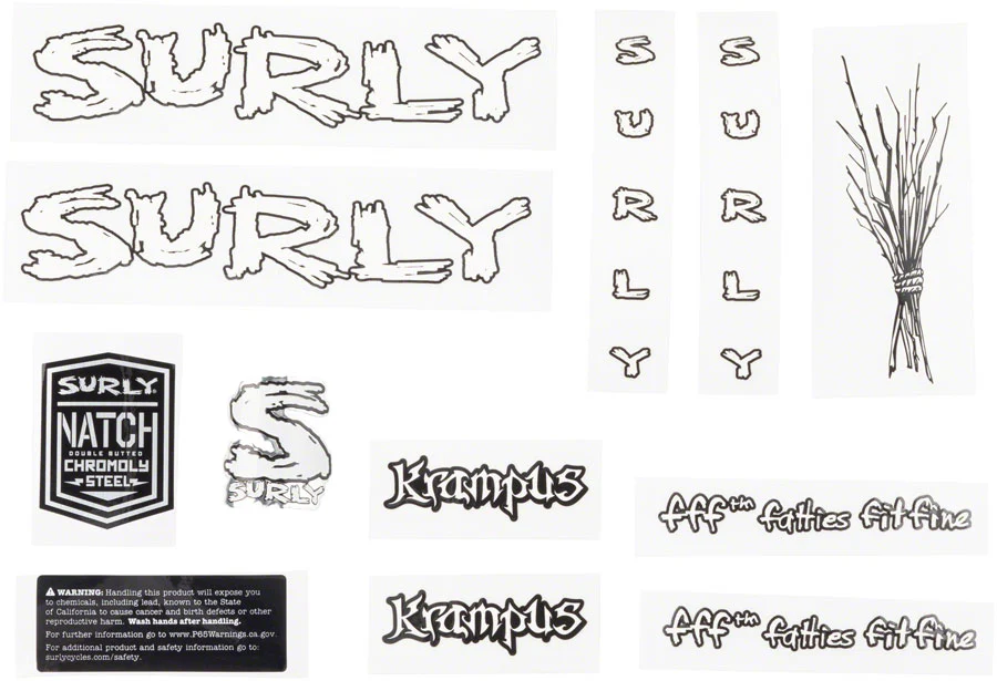Surly Krampus Frame Decal Set - Image 2