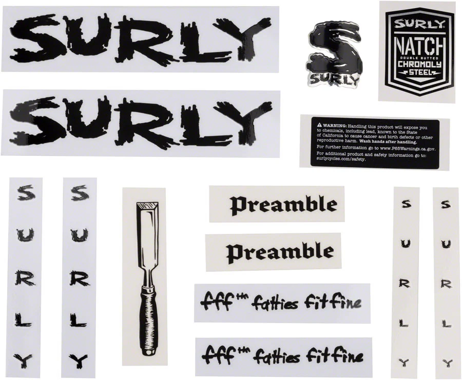 Surly Preamble Decal Set - Image 2