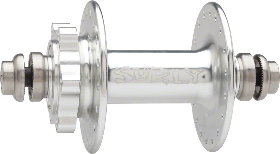 Surly Ultra New Disc Front Hub - QR x 100mm 6-Bolt, 32h
