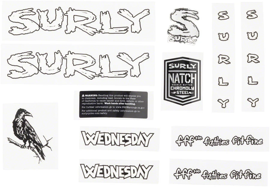 Surly Wednesday Decal Set - Image 3