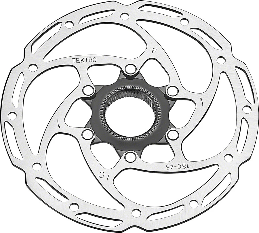 Tektro TR160-45 Disc Brake Rotor - 160mm Center-Lock 2.3mm Thickness Silver - Image 2