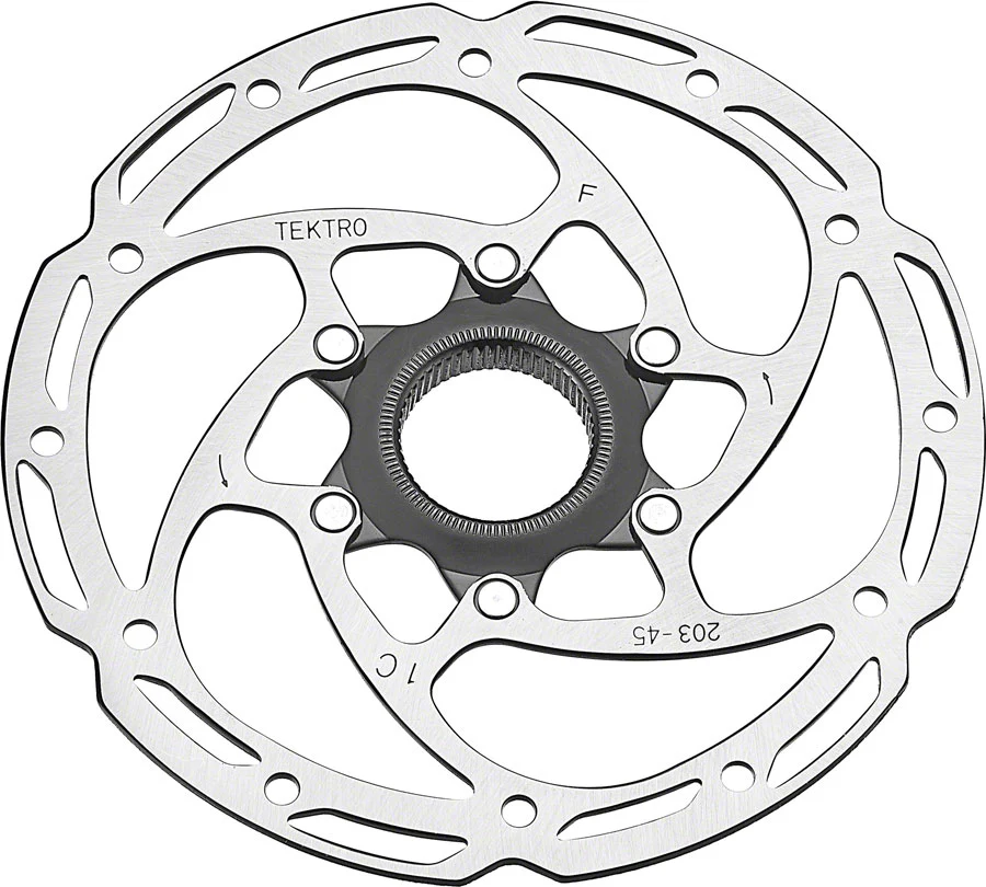 Tektro TR160-45 Disc Brake Rotor - 160mm Center-Lock 2.3mm Thickness Silver - Image 3