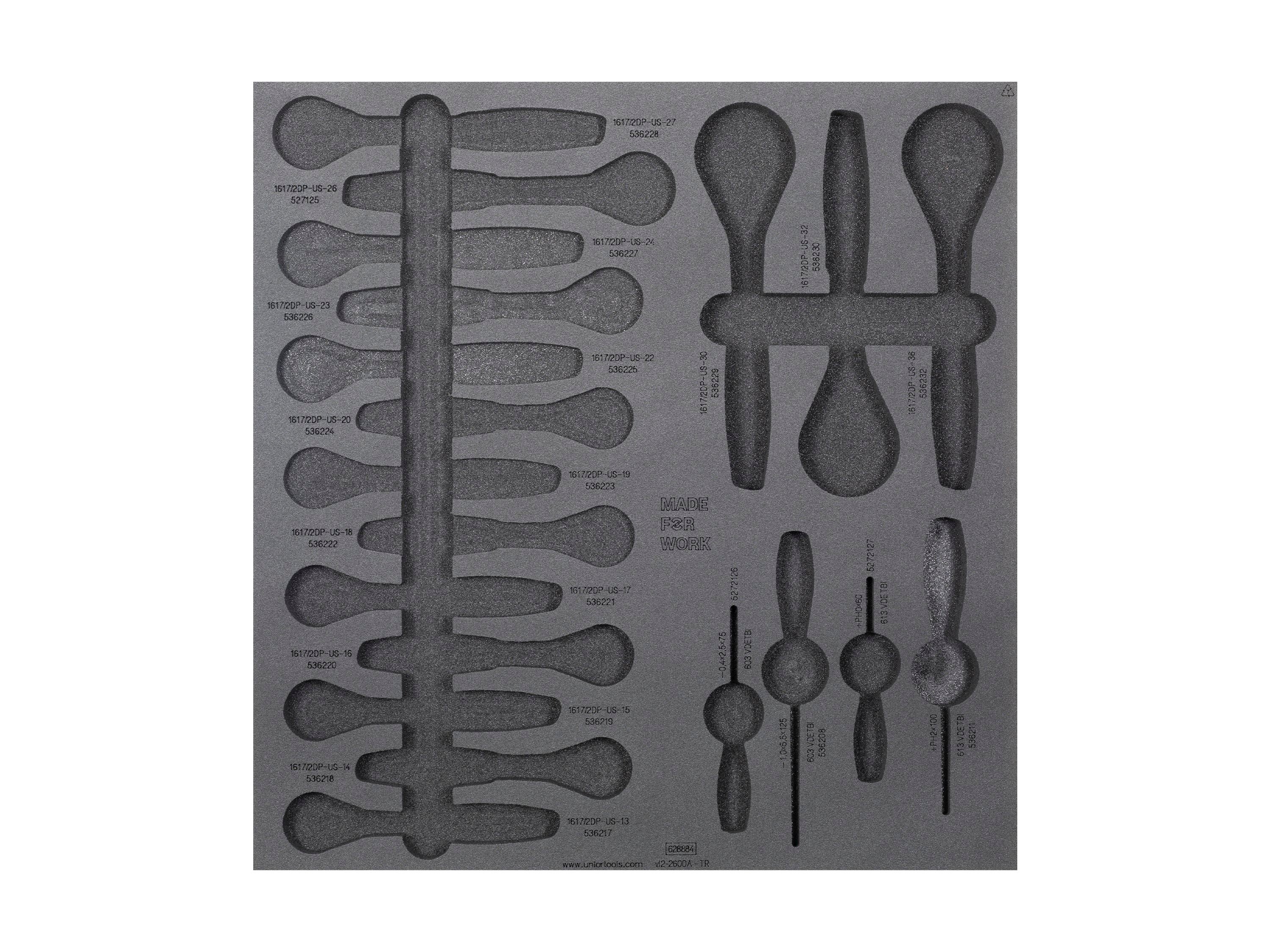 Unior Drawer Foam Insert Production 2 Tool