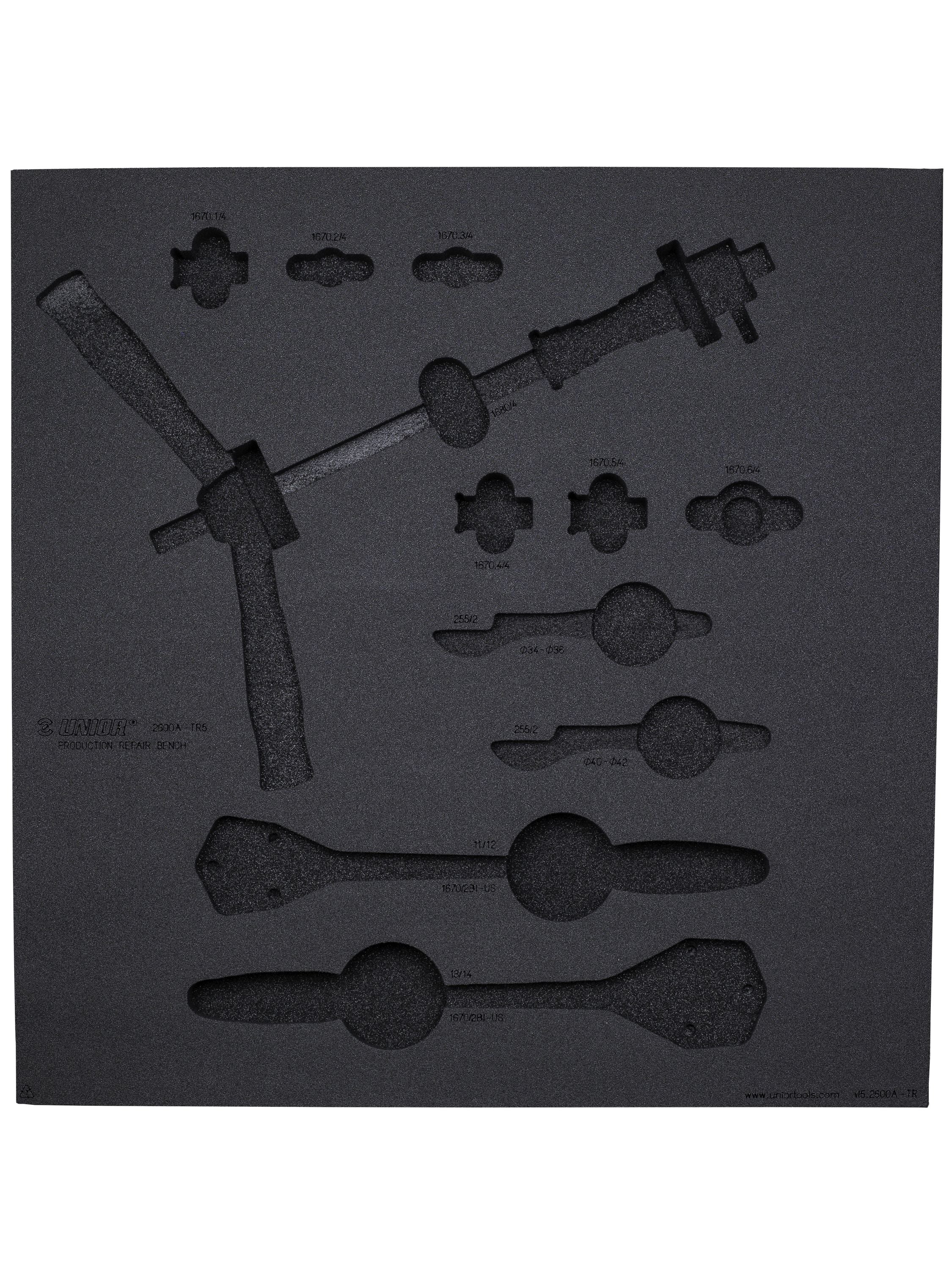 Unior Drawer Foam Insert Suspension 1 Tool