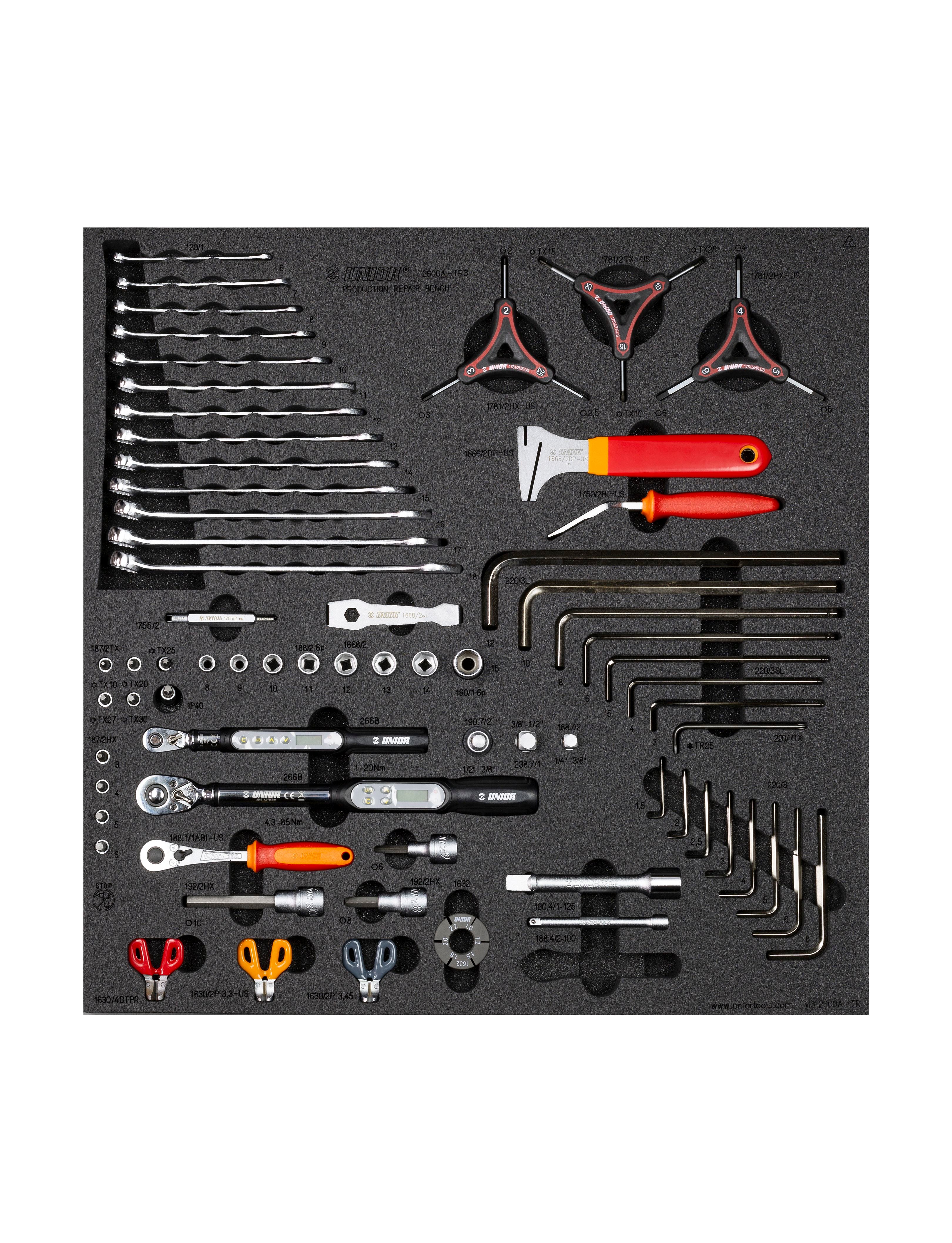 Unior Production Bench Drawer 3 V3 Black Tool