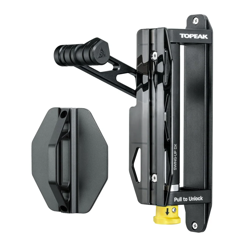 Topeak Swing-Up DX Bike Holder Tires up to 2.35` 35lbs 11.5` x 6.3` x 3` Black Swing Up DX