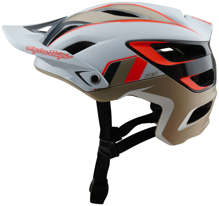 Troy Lee Designs A3 Helmet – Intake White X-Large/2X-Large