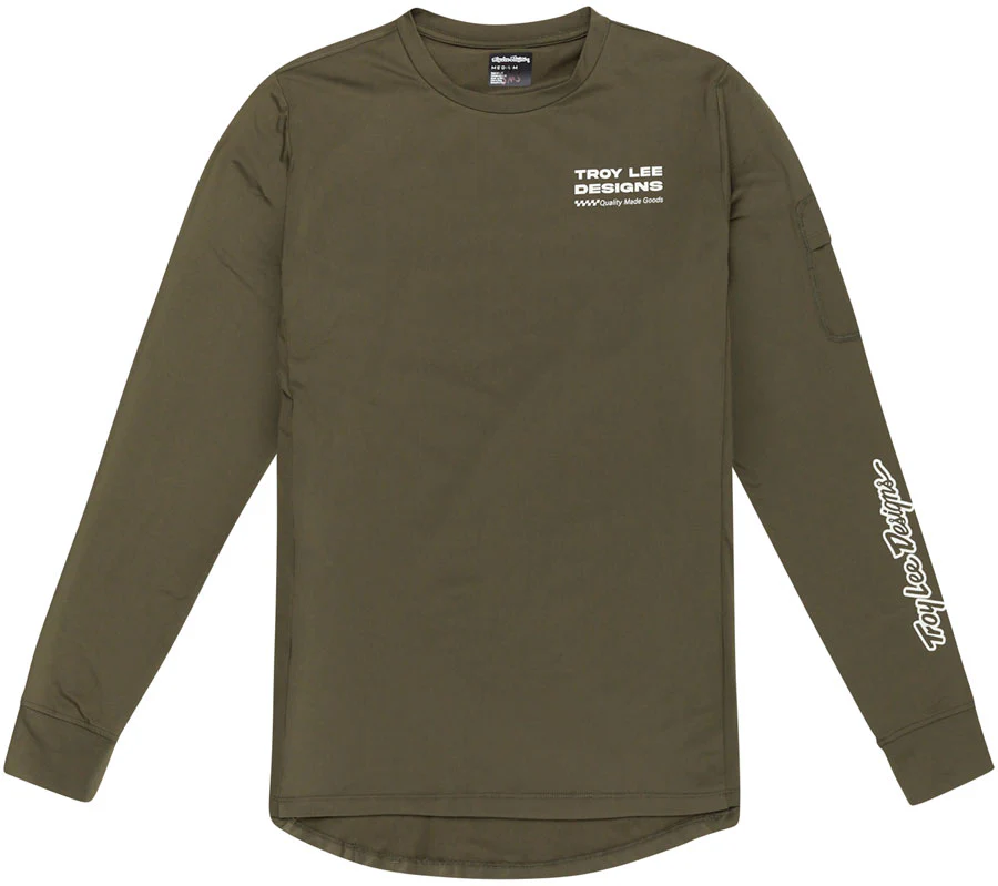 Troy Lee Designs Ruckus Long Sleeve Ride Tee – Factory Caper Medium