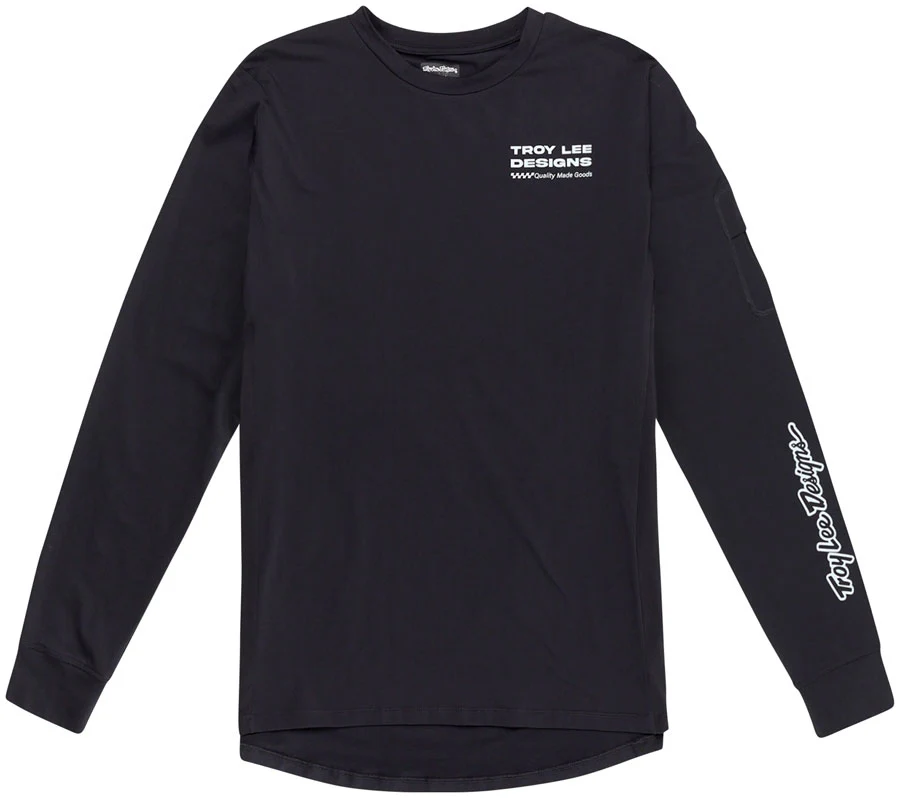 Troy Lee Designs Ruckus Long Sleeve Ride Tee – Factory Carbon Medium