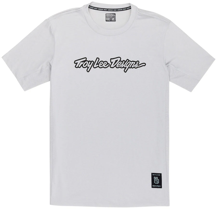 Troy Lee Designs Skyline Short Sleeve Ride Tee – Signature Mist Large