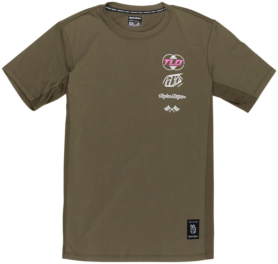 Troy Lee Designs Skyline Short Sleeve Ride Tee – Worldwide Caper X-Large