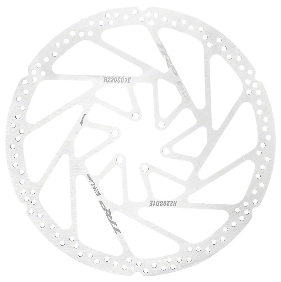 TRP RS01 E1 Disc Brake Rotor - 223mm 6-Bolt 2.3mm Rust Blocker Treatment Silver - Image 2