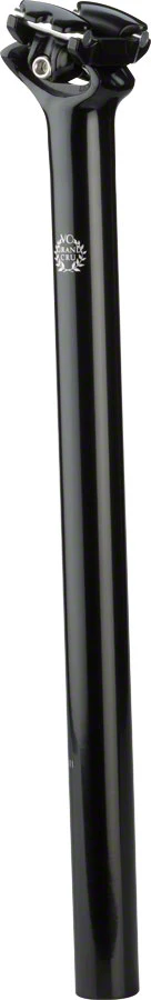 Velo Orange Grand Cru Seatpost: 0 Setback 27.2mm 400mm Black
