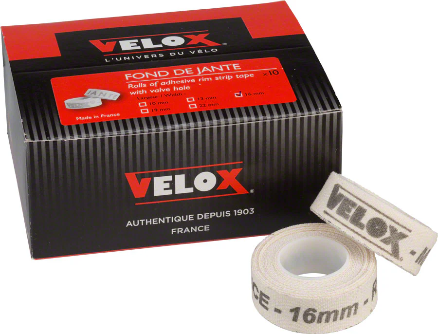 Velox Cloth Rim Tape Box of 10