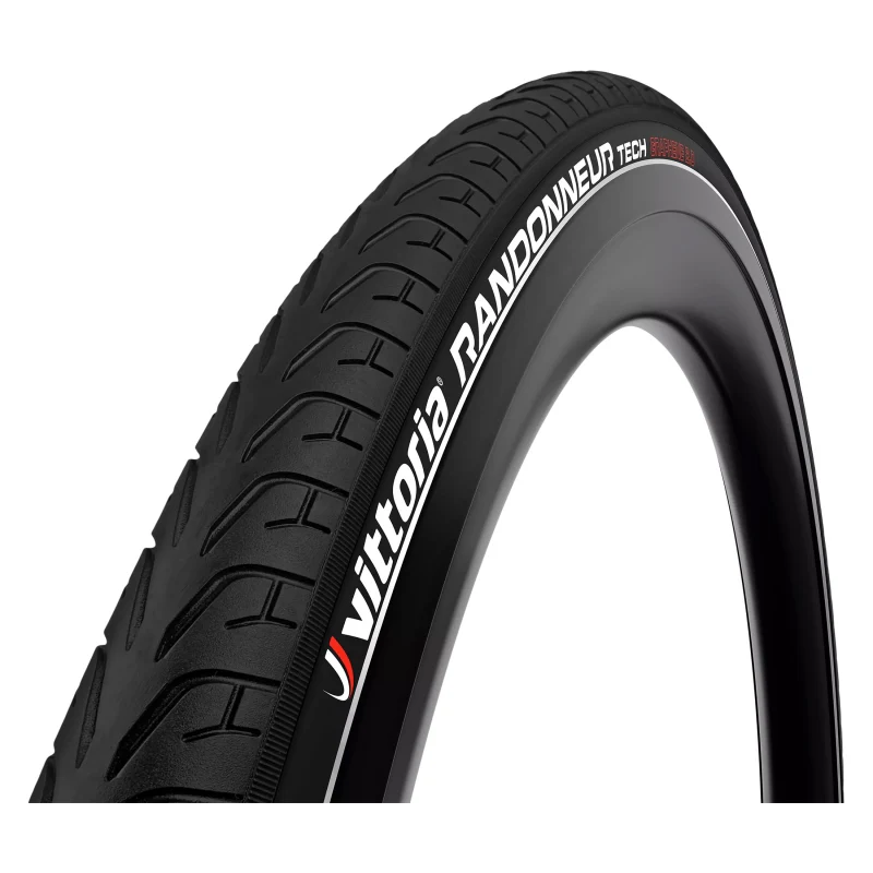 Vittoria Randonneur Tech Tire - 700 x 42 Clincher Wire BLK/Reflective 1C Graphene G2.0 E-Bike