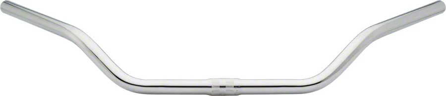 Wald 898 Gull Wing Steel Handlebar: 28" Wide 3" Rise 1" Clamp Chrome
