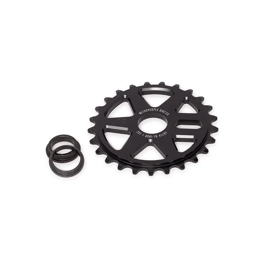 We The People Logic Chainring - 6061-T6 Aluminum Black
