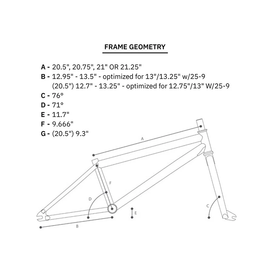 We The People Pathfinder BMX Frame - 20.75'' - Image 9