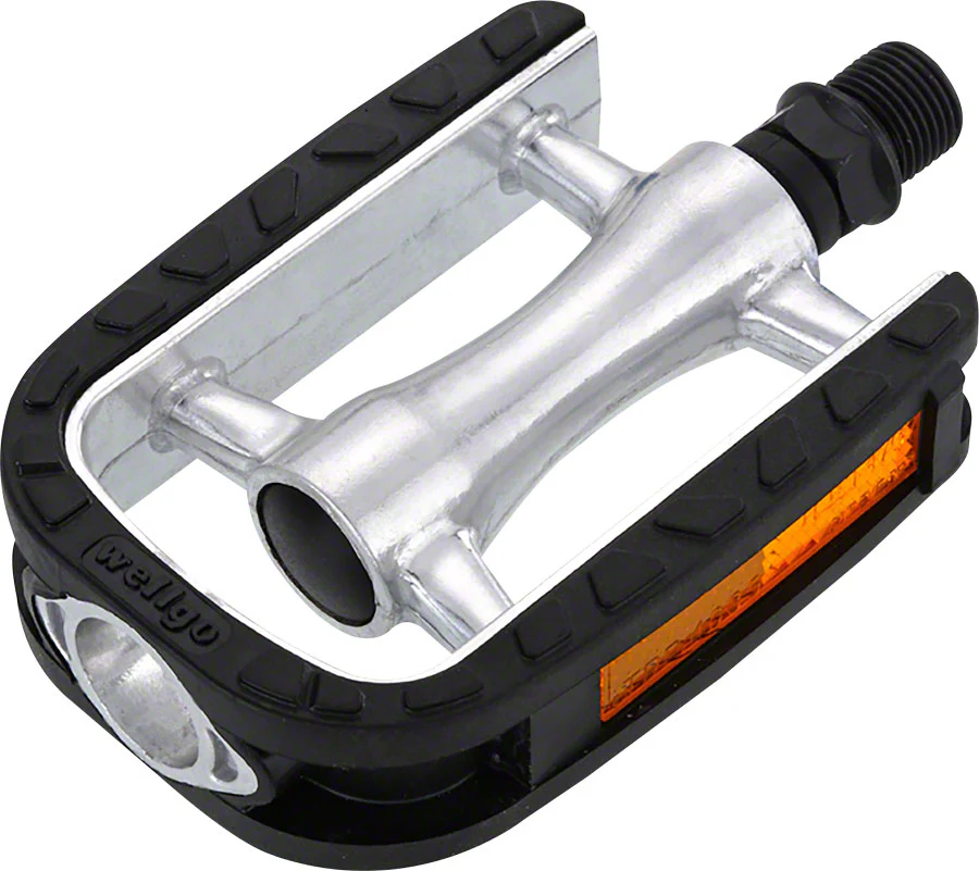 Wellgo LU-C32 Pedals - Platform Aluminum 9/16" Silver