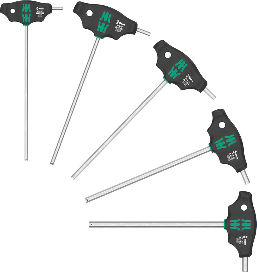 Wera 454 T-handle Screwdrivers Hex-Plus Set