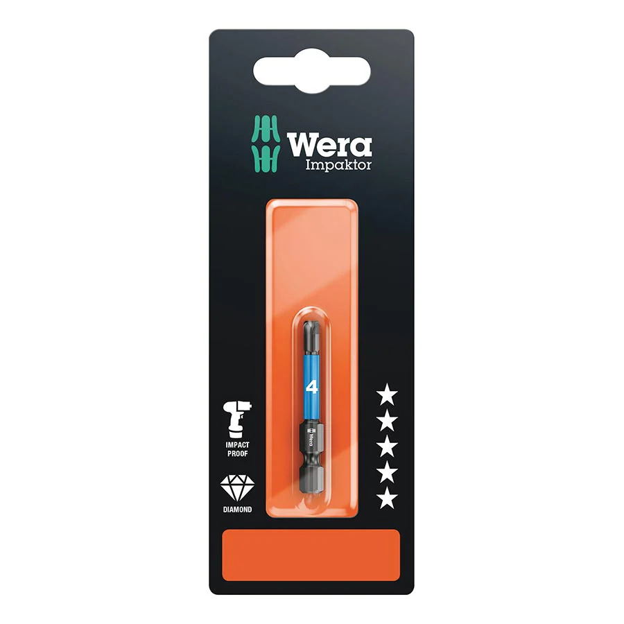Wera 840/4 IMP DC Impaktor bits SB Hex-Plus - Image 2