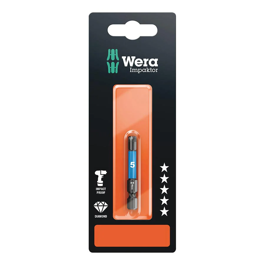 Wera 840/4 IMP DC Impaktor bits SB Hex-Plus - Image 3