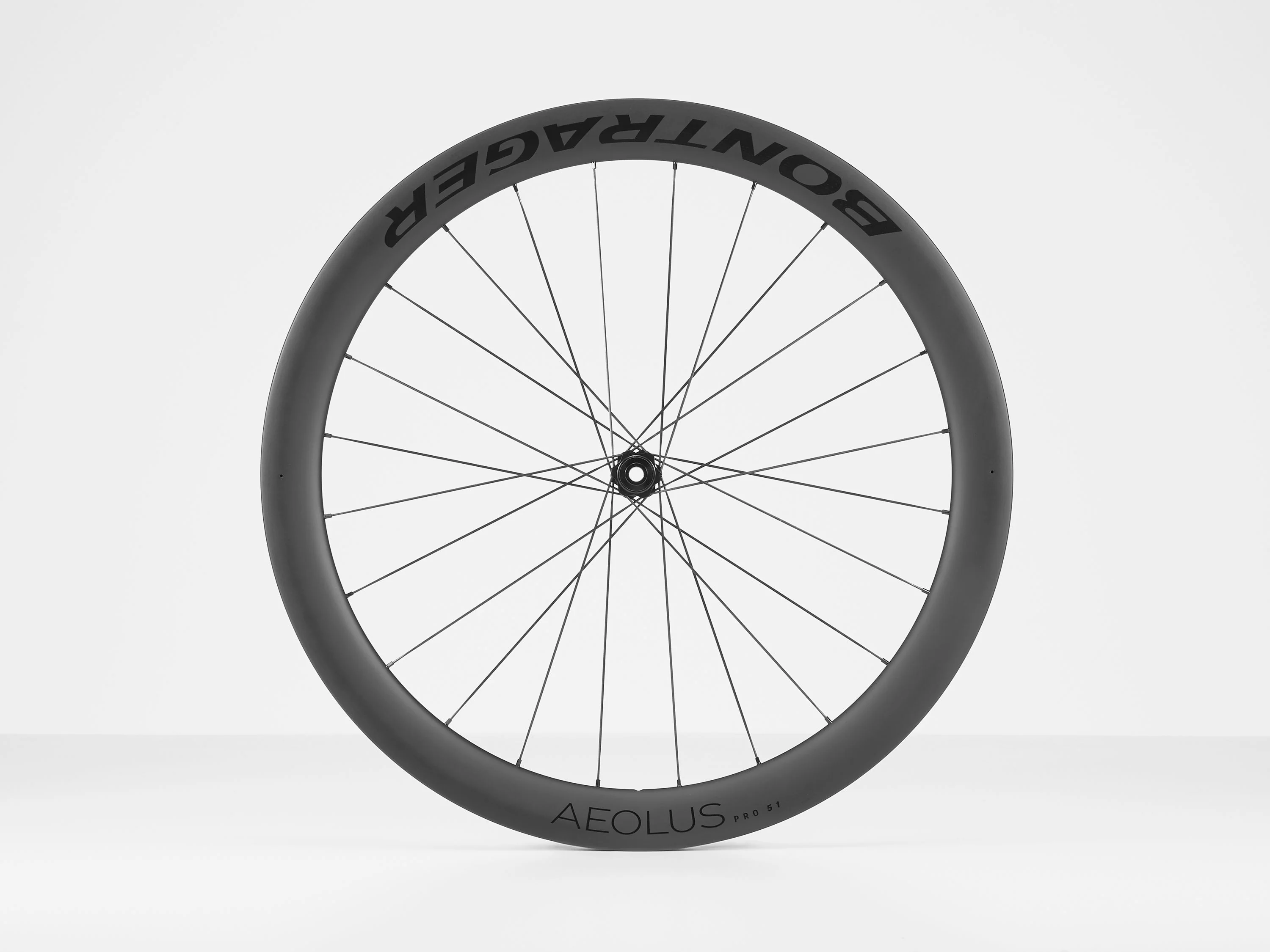 Wheel Front Bontrager Aeolus Pro 51 Disc TLR 12T Black