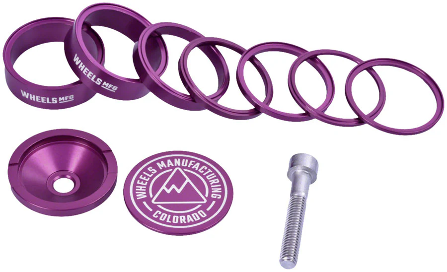 Wheels Manufacturing Pro StackRight Headset Spacer Kit - Image 6