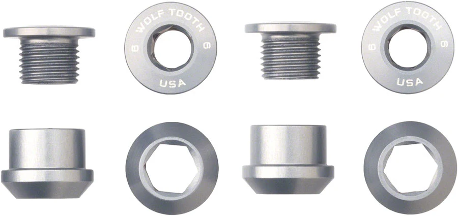 Wolf Tooth 1x Chainring Bolt Set - 6mm Dual Hex Fittings - Image 2