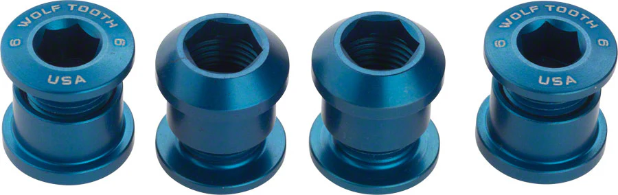 Wolf Tooth 1x Chainring Bolt Set - 6mm Dual Hex Fittings - Image 5