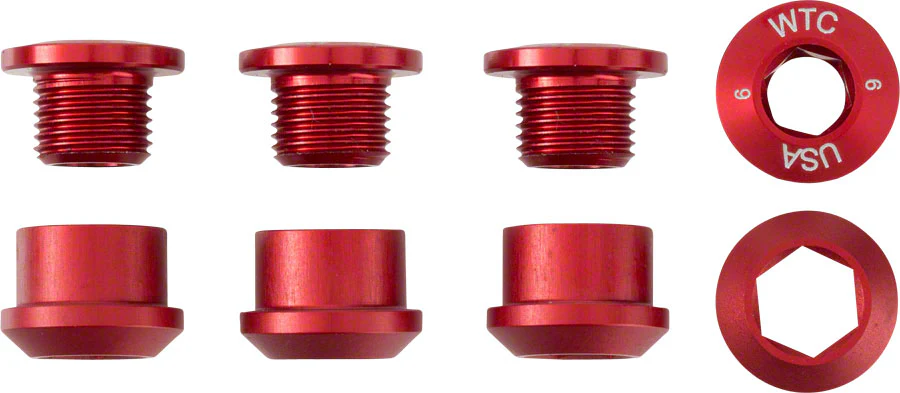 Wolf Tooth 1x Chainring Bolt Set - 6mm Dual Hex Fittings - Image 6